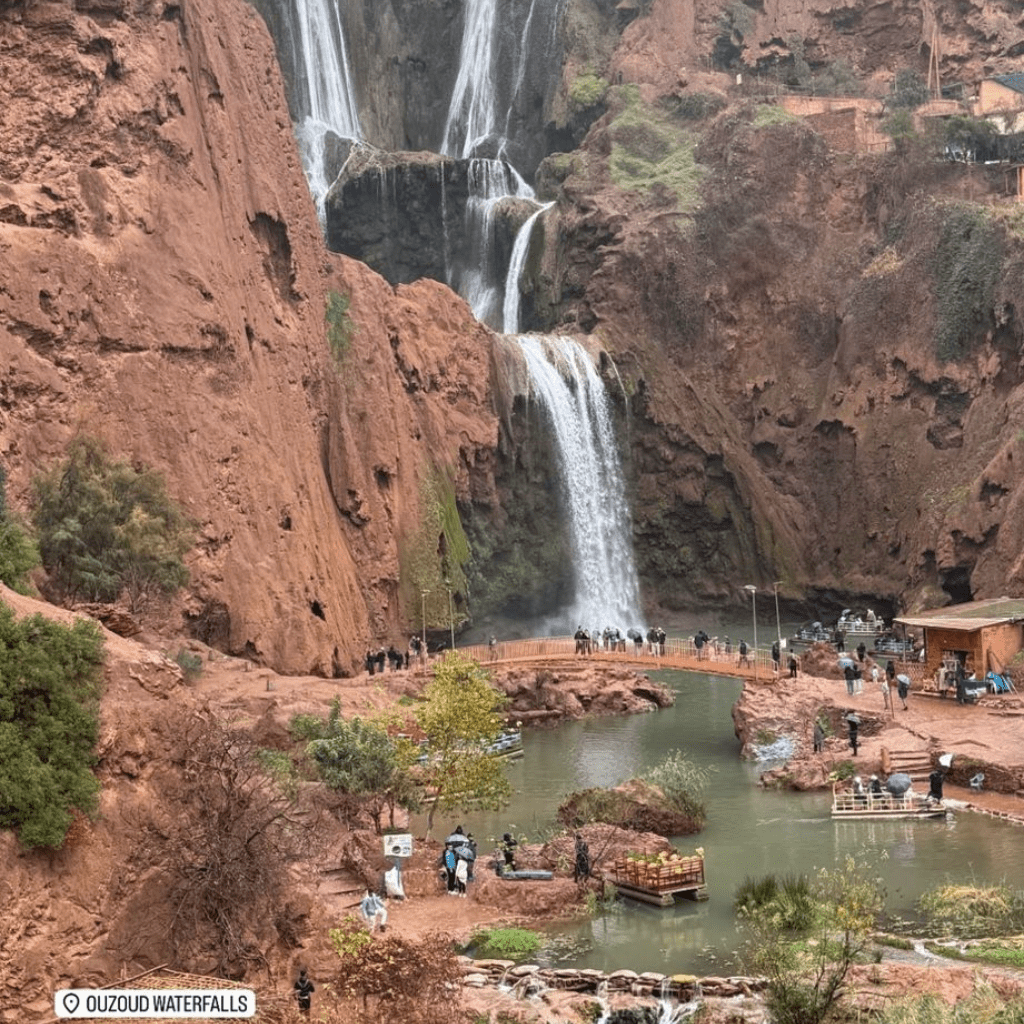 Best Day Trip to Ouzoud Waterfalls + Scenic Boat Ride Experience